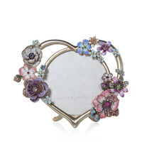 Bouquet Heart 4'' Round Frame, small